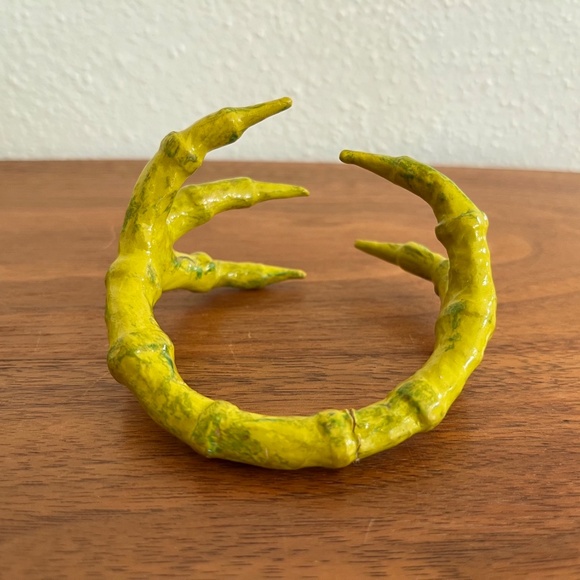 Three Artisan Made Paper Mache Bracelets by Stray Dog Designs Handmade Mexico - Picture 6 of 12